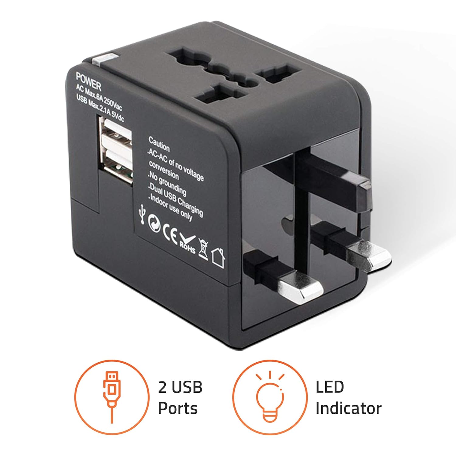 Artis UV200 Universal Travel Adapter 2