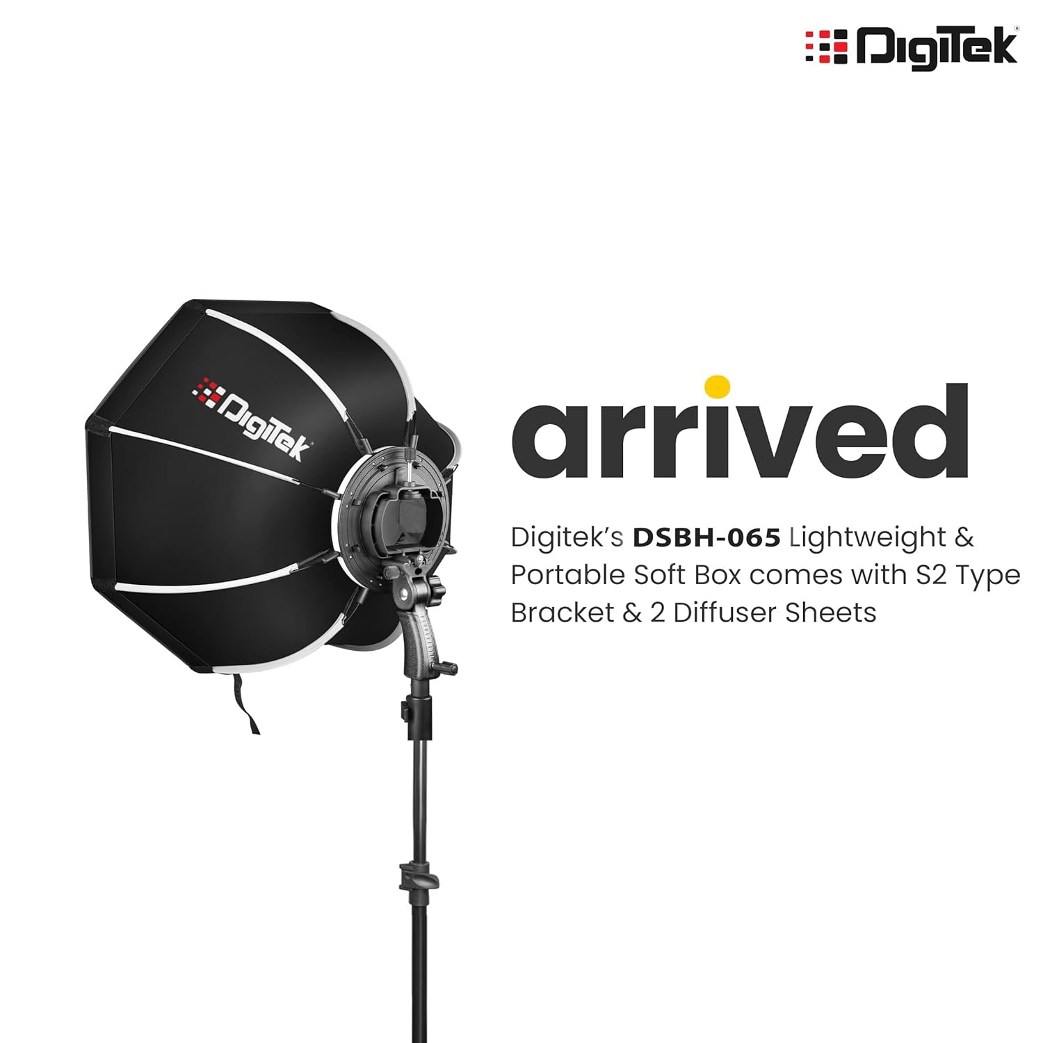 DIGITEK® (DSBH-065) Portable 65cm Octa Soft Box 2
