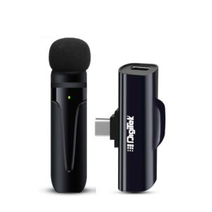 Digitek DWM-001 Wireless Microphone & Receiver with Type C