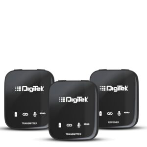 Digitek® (DWM 101 Wireless Microphone System with ANC Noise Reduction