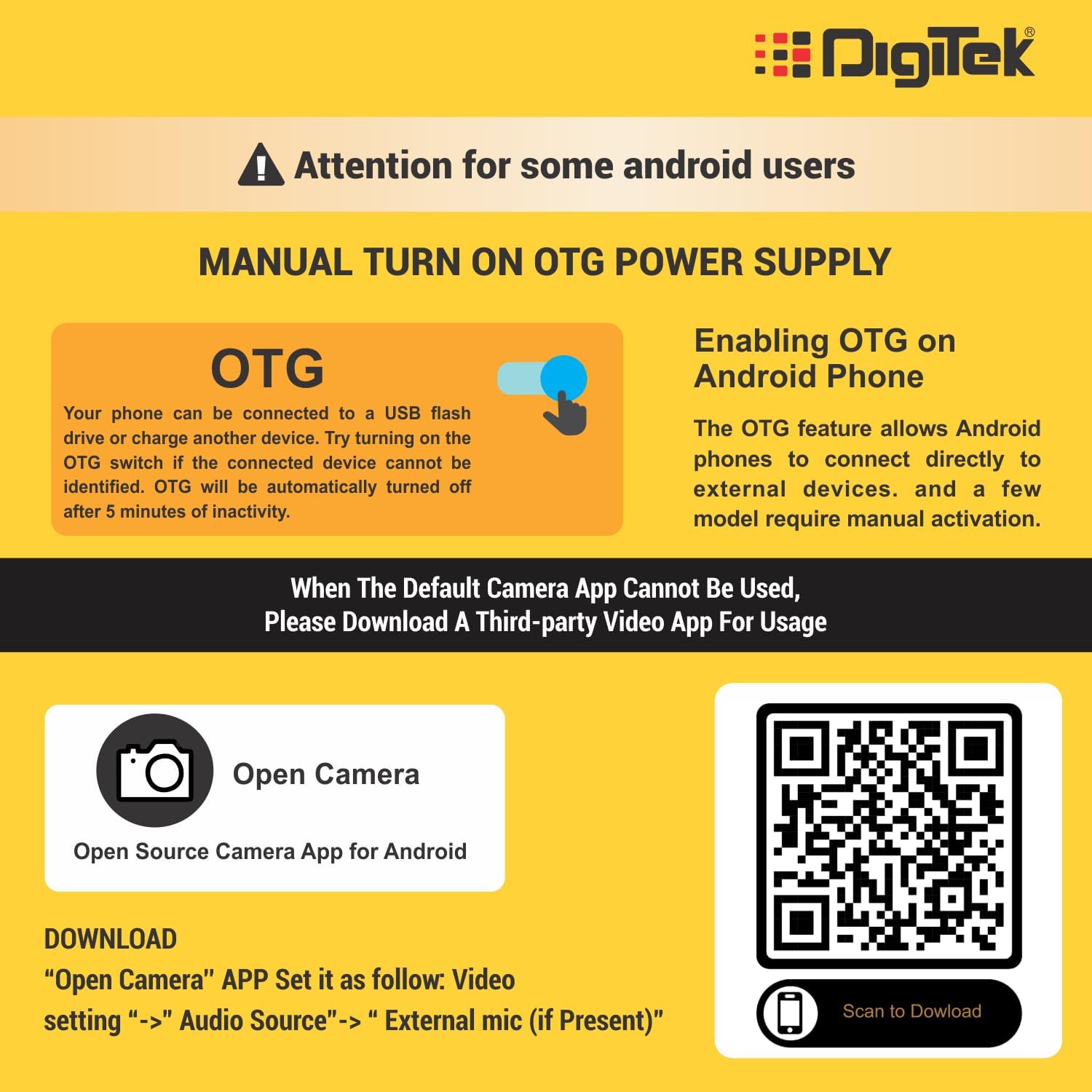 Digitek® (DWM 101 Wireless Microphone System with ANC Noise Reduction 8