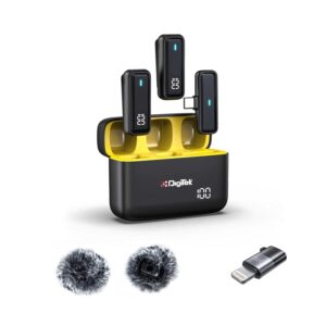 Digitek® (DWM 105 2 in 1 Wireless Microphone System with ANC Mode)