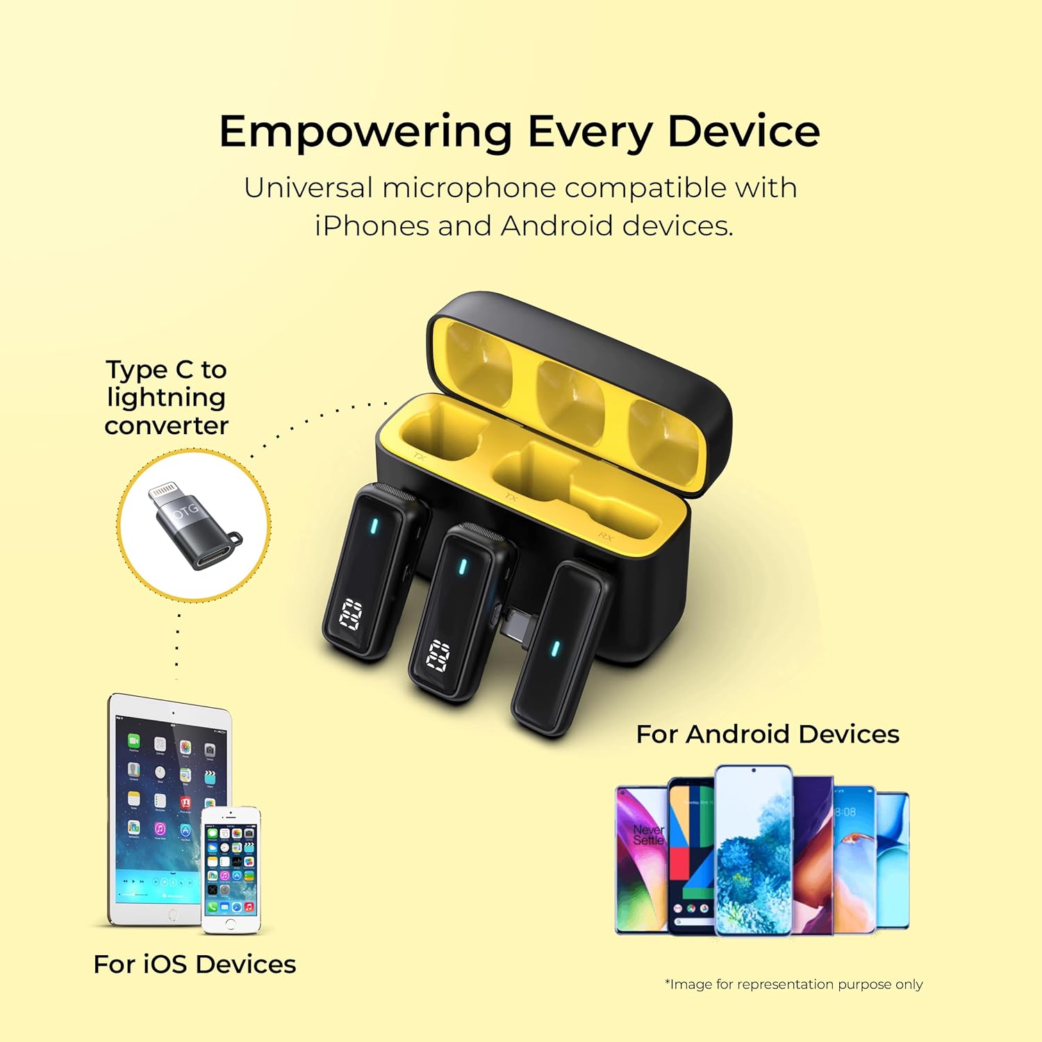 Digitek® (DWM 105 2 in 1 Wireless Microphone System with ANC Mode 7