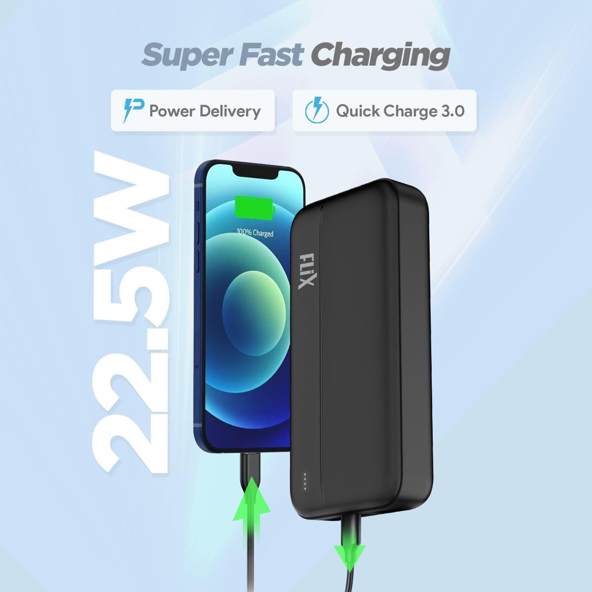 FLiX(Beetel) UltraCharge 20,000mAh QCPD Power Bank 3