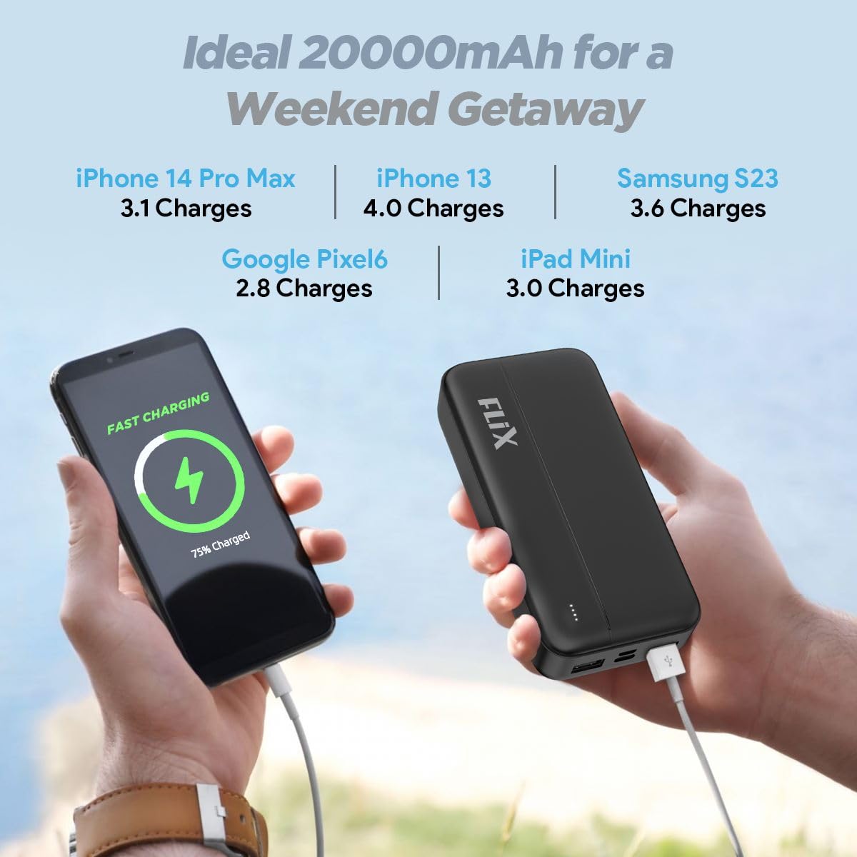 FLiX(Beetel) UltraCharge 20,000mAh QCPD Power Bank 5