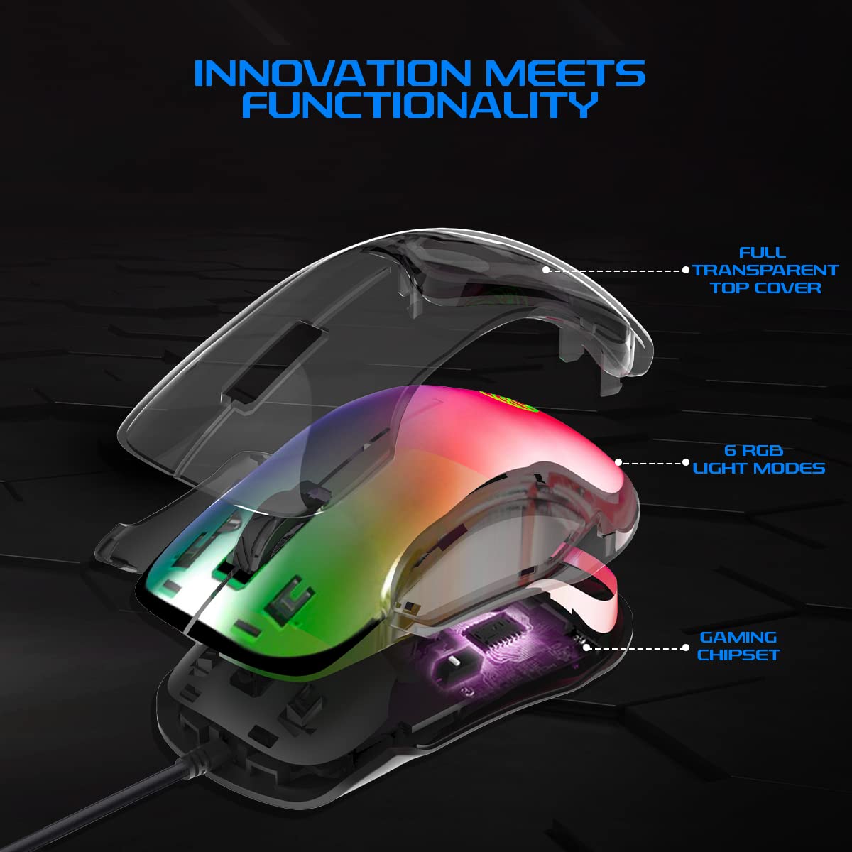 iGear Hawk Wired Gaming Mouse 3