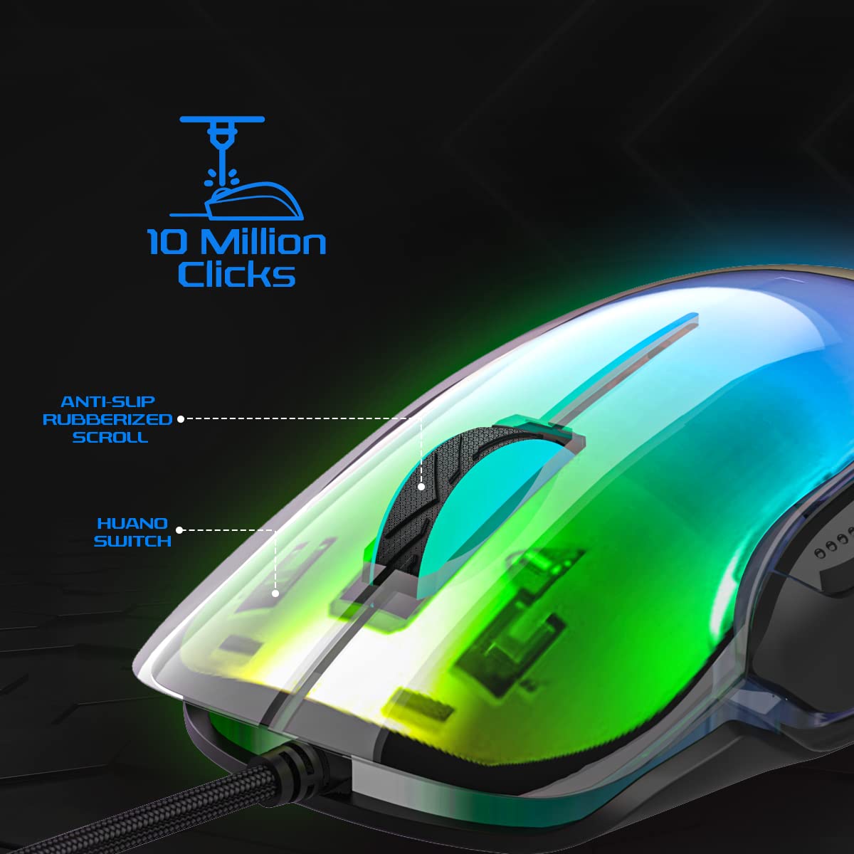 iGear Hawk Wired Gaming Mouse 4