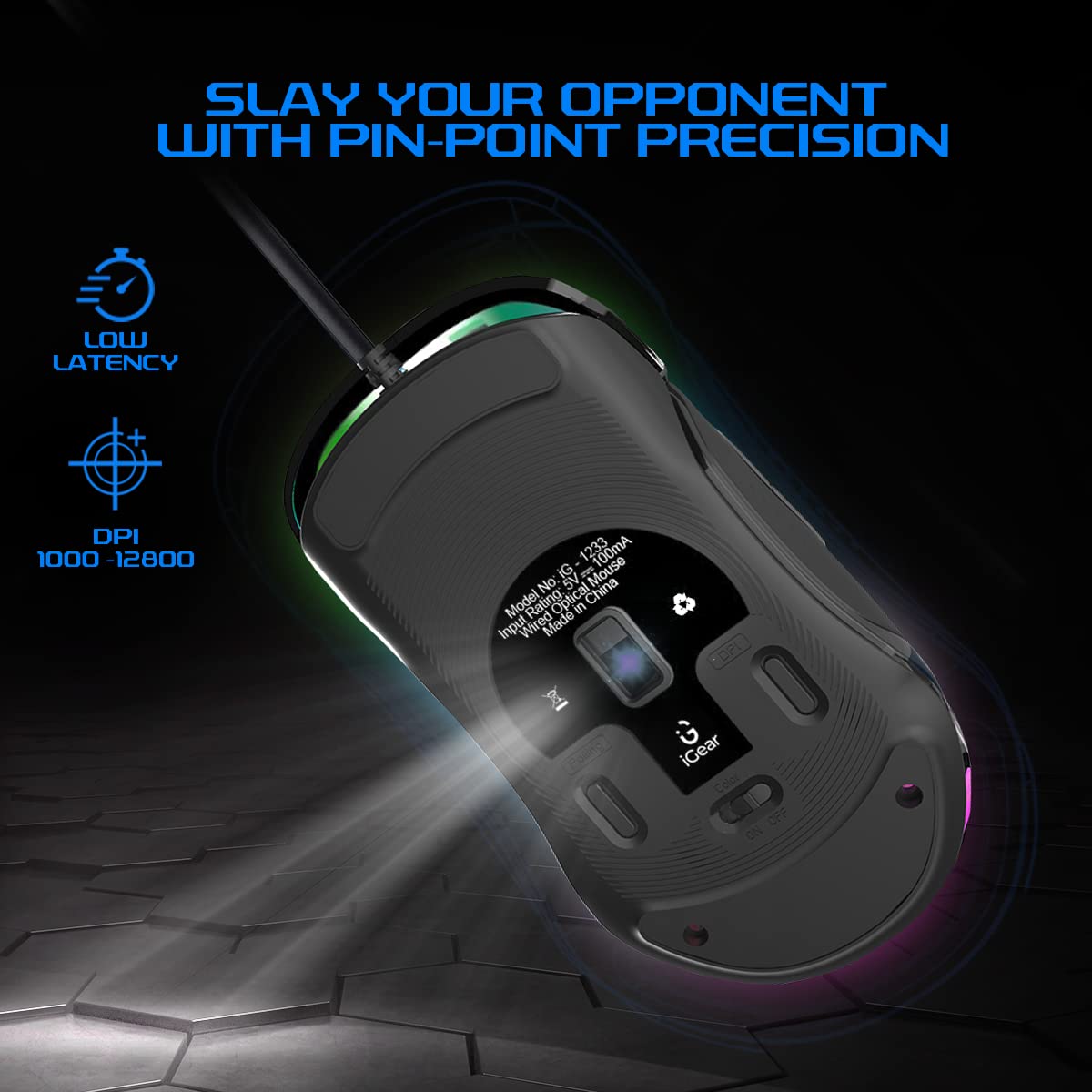 iGear Hawk Wired Gaming Mouse 53